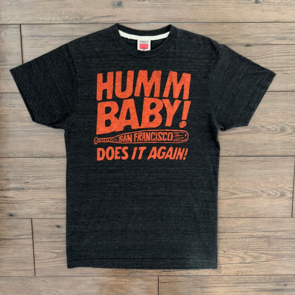 Homage San Francisco Giants Humm Baby Tee‎ Black Medium